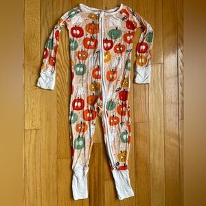 Little sleepies pumpkins zippy 12-18months
